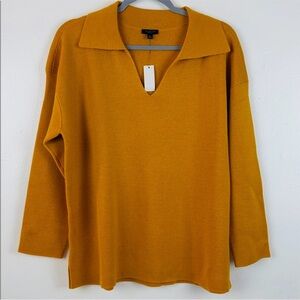 Talbots New Women’s 1XP Wool Blend Collar‎ V-Neck Pullover Sweater